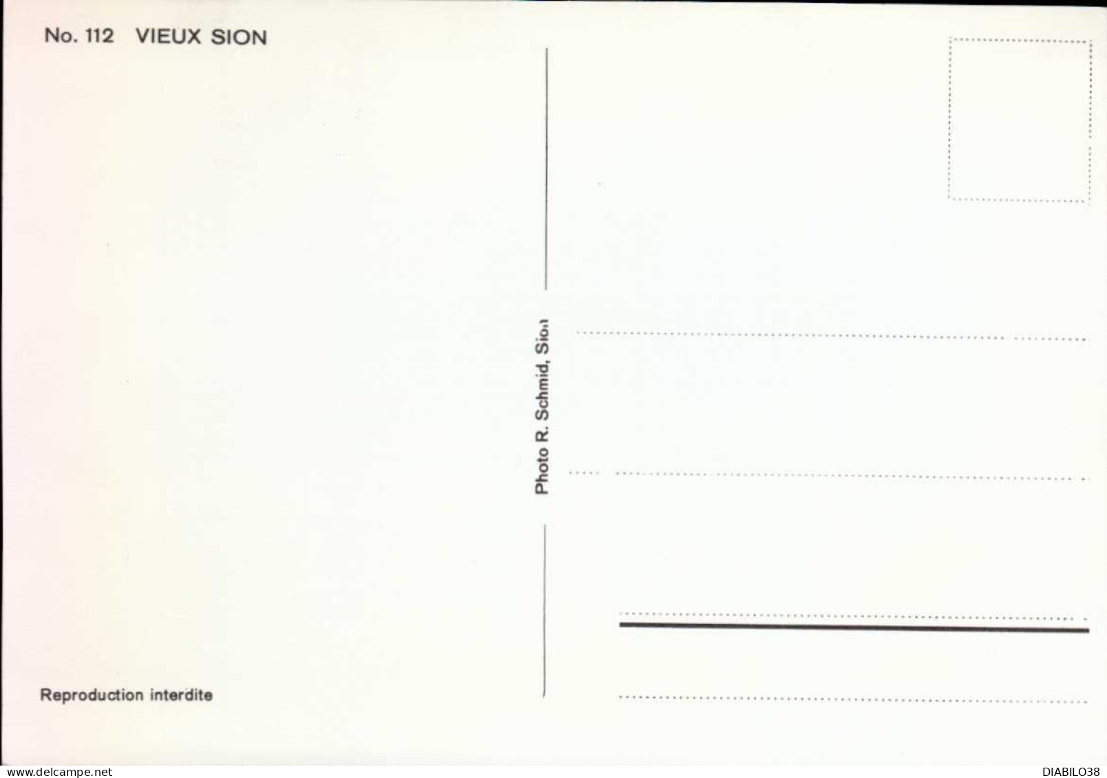 SION    ( SUISSE )  VIEUX SION - Sion