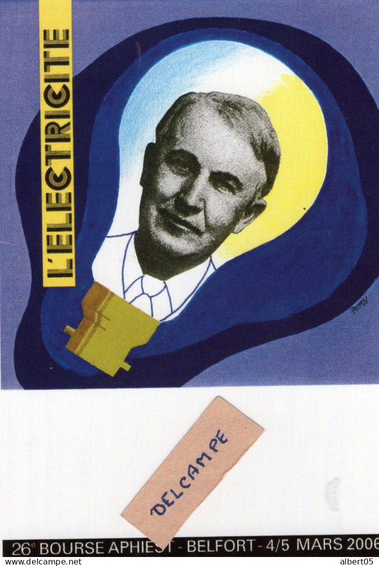 L'Electricité - Lampe à Incandescence - Edison - Petey