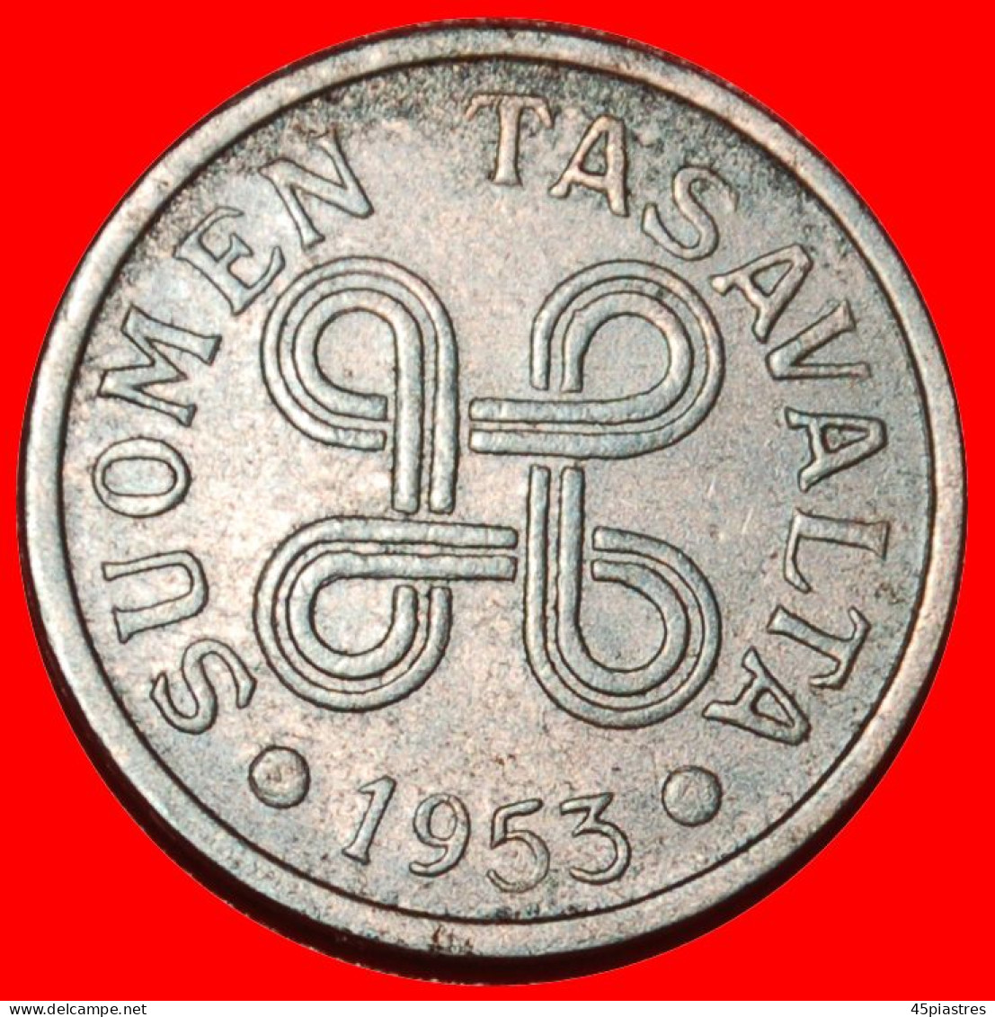 * CROSS (1952-1962): FINLAND  5 MARKS 1953 JUST PUBLISHED! · LOW START · NO RESERVE! - Finlandia