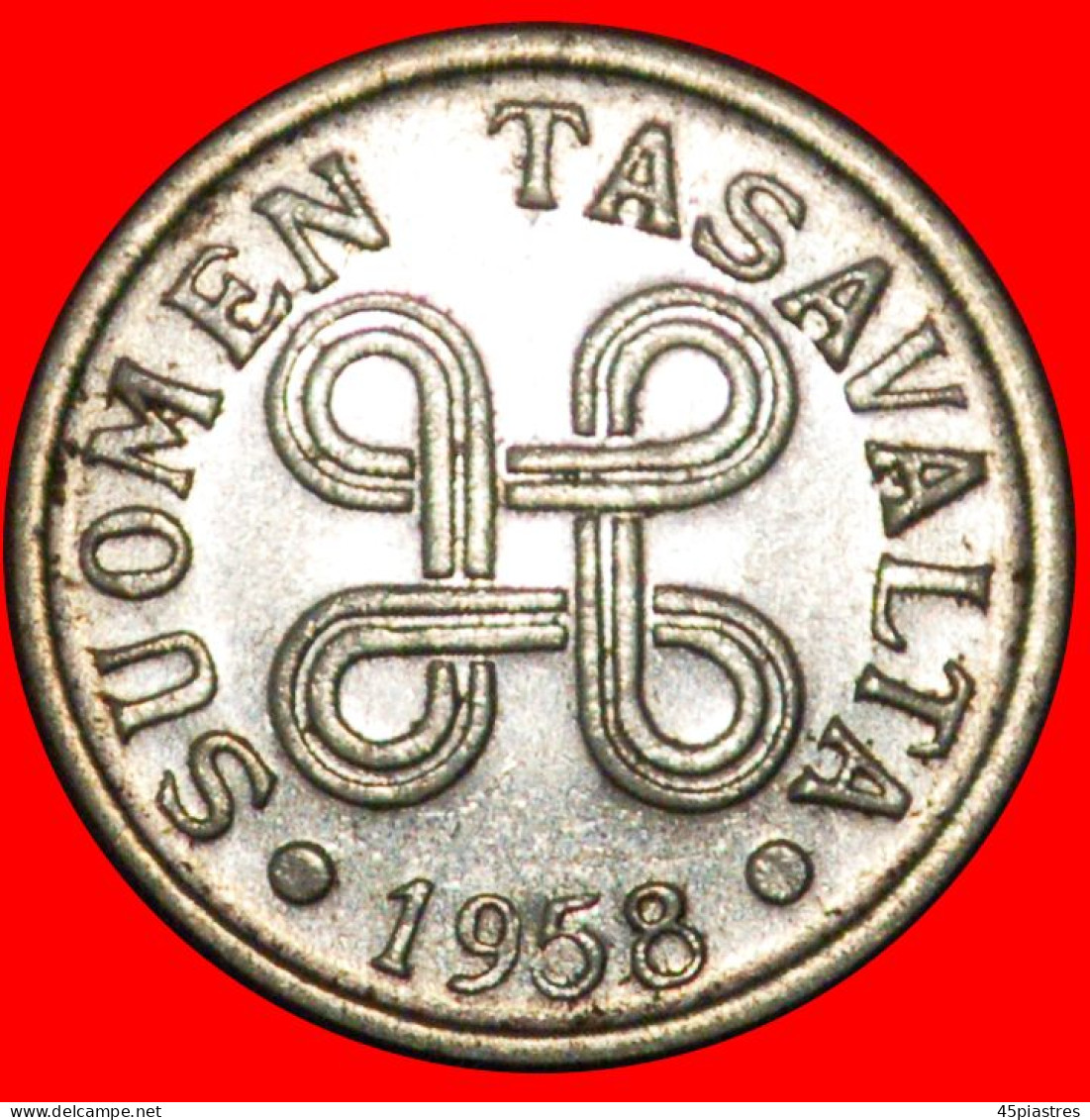 * CROSS (1952-1962): FINLAND  5 MARKS 1958 DIE B! · LOW START · NO RESERVE! - Finland