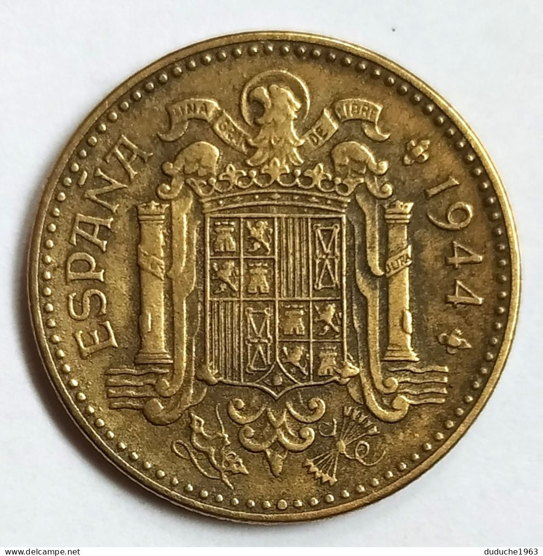 Espagne - 1 Peseta 1944 - 1 Peseta