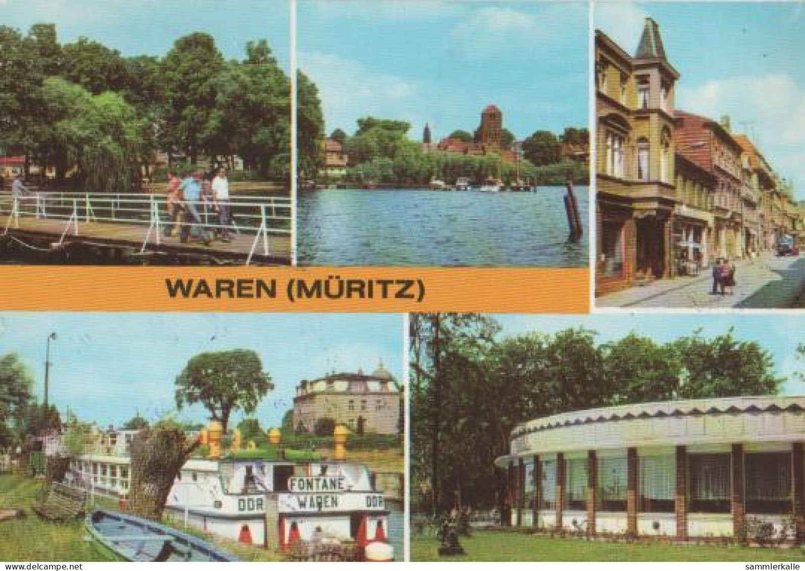 19103 - Waren Müritz U.a. Kietzbrücke - 1984 - Waren (Mueritz)