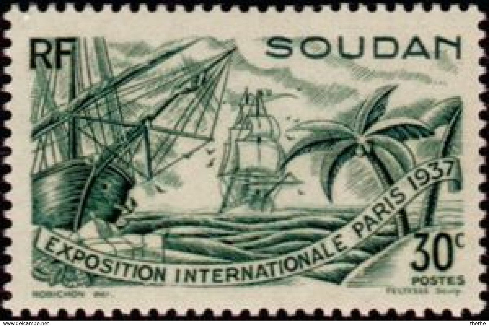 SOUDAN - Exposition Internationale De Paris - Ungebraucht