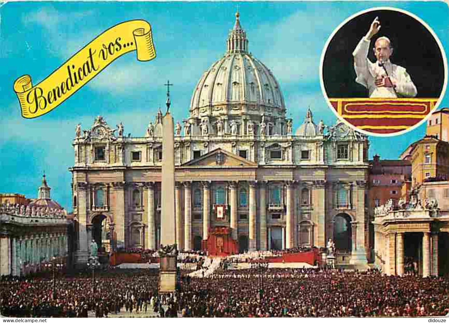 Vatican - La Place Et La Basilique Saint Pierre - CPM - Voir Scans Recto-Verso - Vatikanstadt