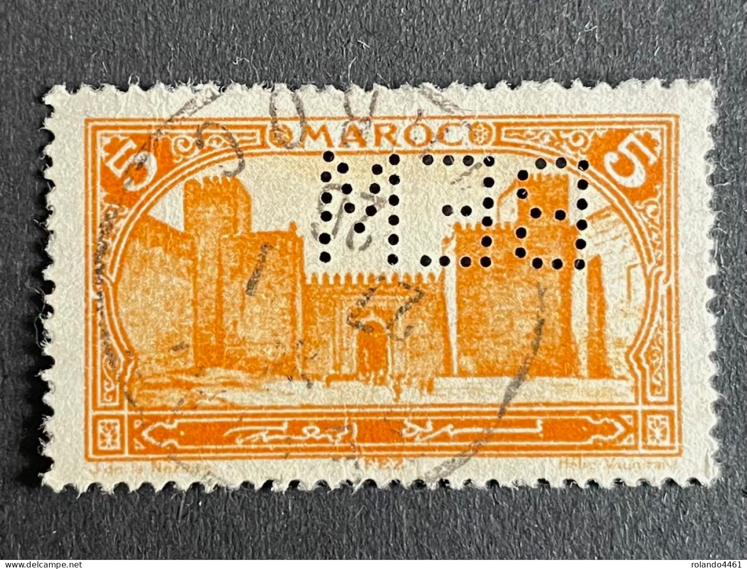 Colonie MAROC N°101 BEM 4 Indice 2 Perforé Perforés Perfins Perfin !! Superbe - Andere & Zonder Classificatie