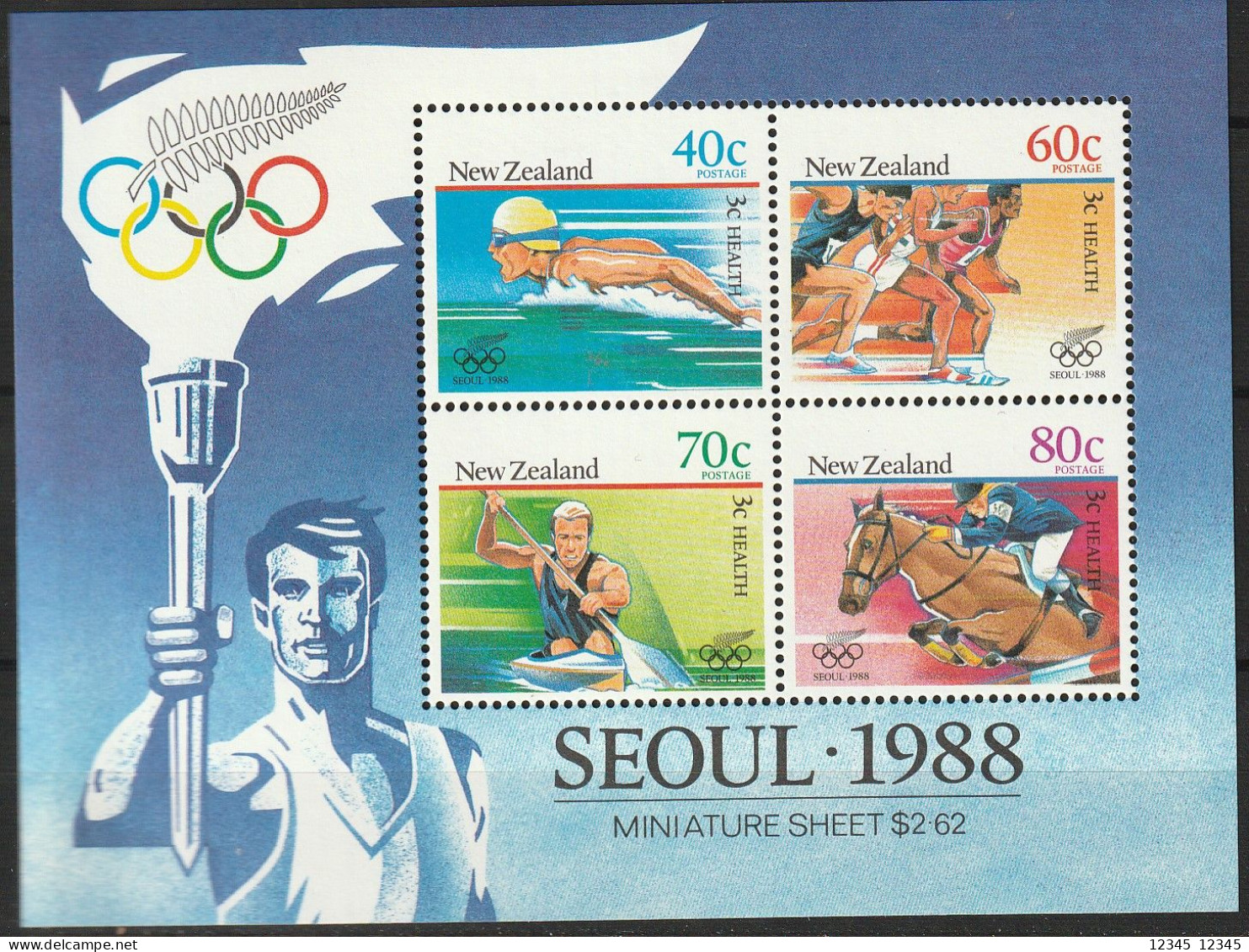 Nieuw Zeeland 1988, Postfris MNH, Olympic Games - Unused Stamps