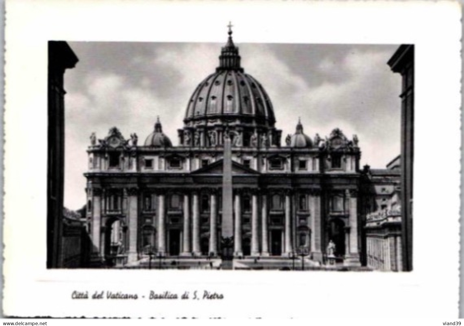 ROME. -  Cité Du Vatican. :  Basilique Saint Pierre   -  Non écrite.     Carte Façon Gaufrée - San Pietro