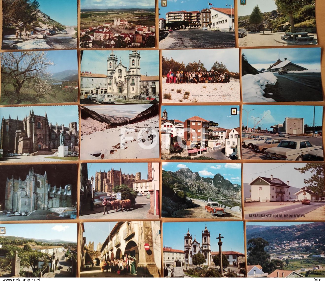 LOT 20 OLD POSTCARDS GUARDA SERRA DA ESTRELA PORTUGAL FOTO POSTAIS CARTES - Guarda