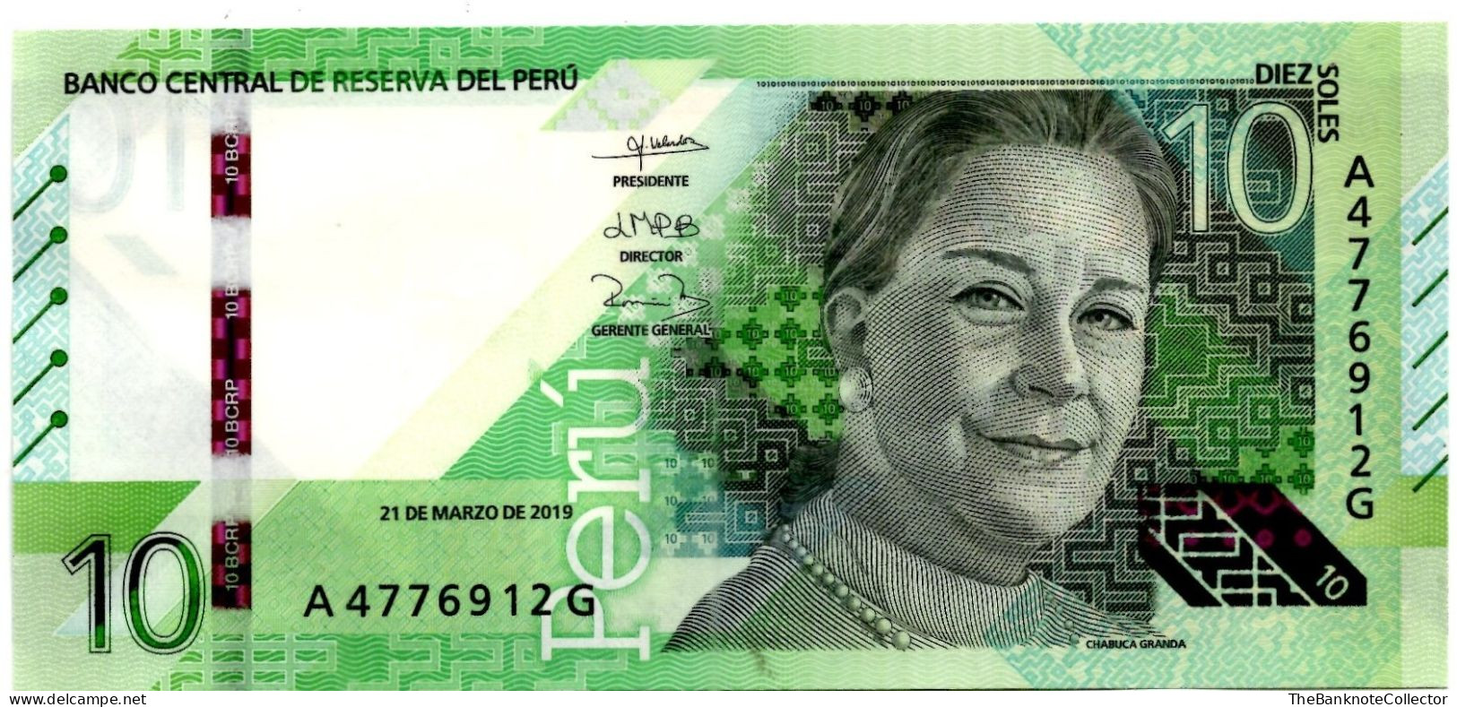 Peru 10 Soles 2021 P-196 UNC - Pérou