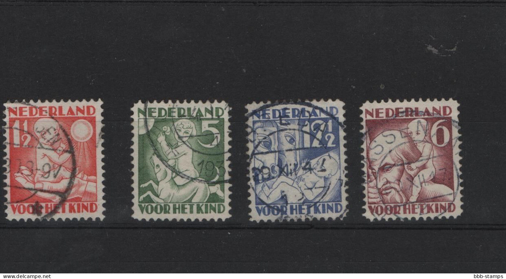 Niederlande Michel Kat.No.  Used 236/239 (12 - Gebraucht