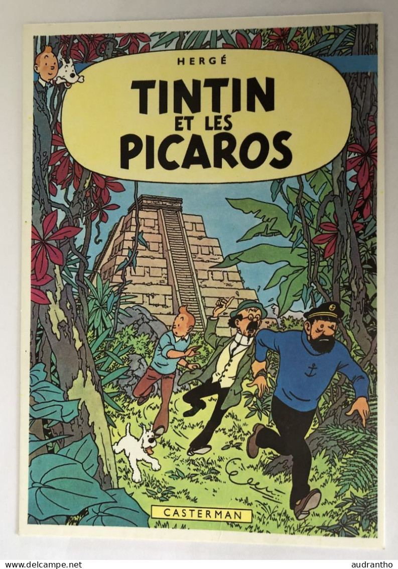 2 Carte Postale Tintin à Choisir Parmi 38 Cartes Dont 1976-1981 - Coke En Stock - Au Congo - Licorne - Objectif Lune - Postcards