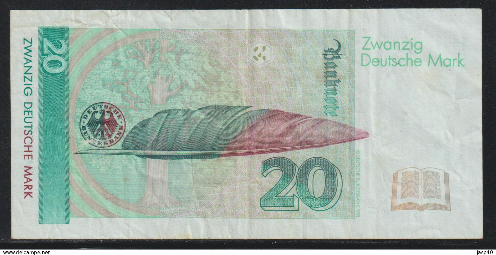 ALEMANHA - 20 MARCOS - 20 Deutsche Mark