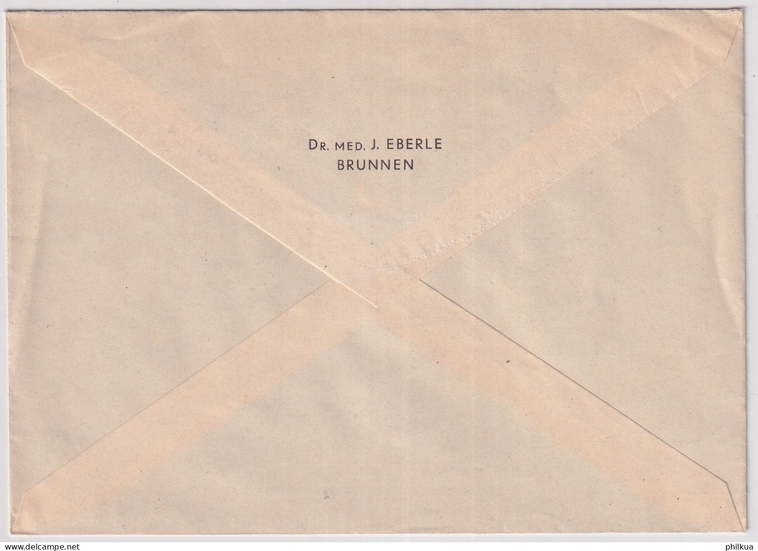 Zmst. Pro Patria 40 / Mi. 510 Auf Brief Gelaufen In BRUNNEN (SCHWYZ) - Lettres & Documents