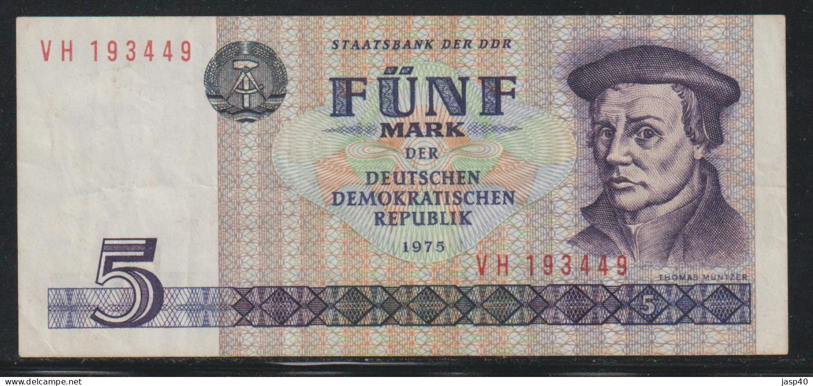 RDA - 5 MARCOS - 5 Deutsche Mark