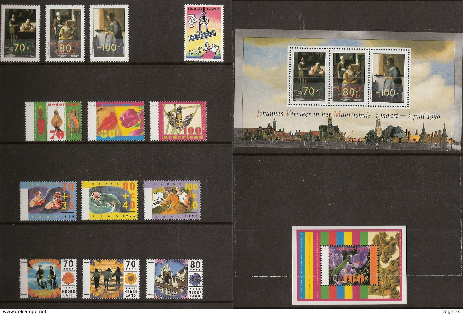 1996 Jaarcollectie PTT Post + DECEMBER SHEET Postfris/MNH** - Komplette Jahrgänge