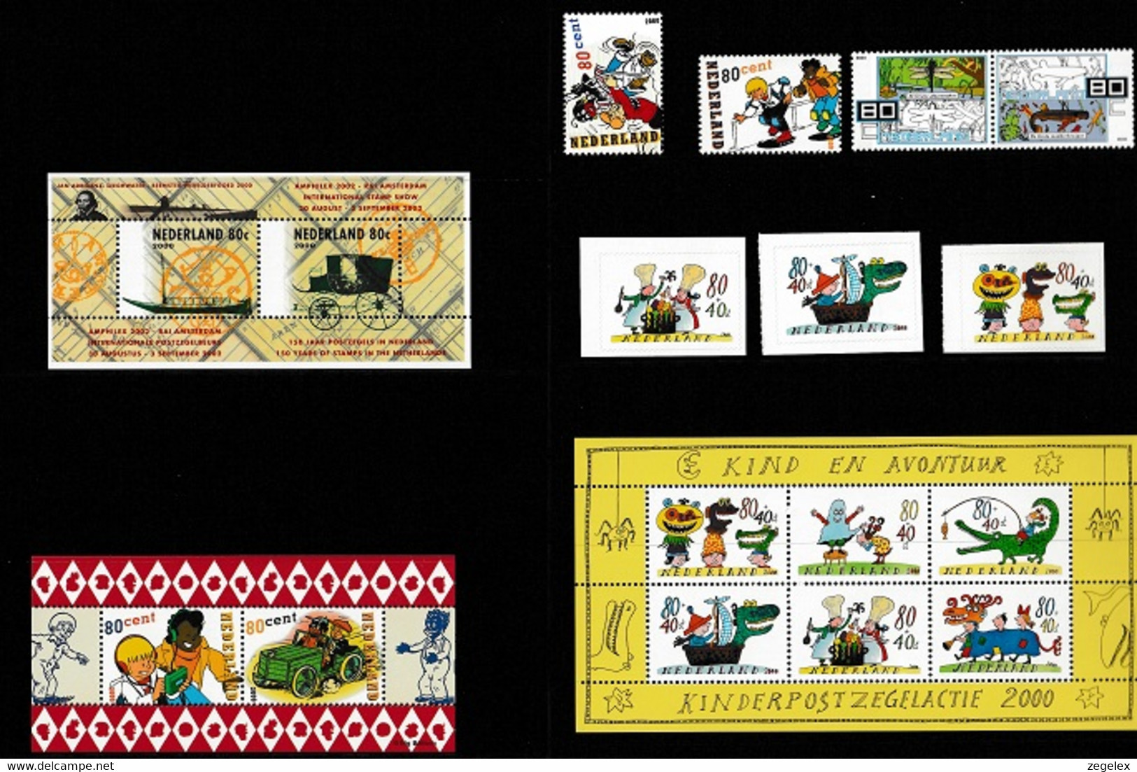 2000 Jaargang Nederland Postfris/MNH** Including December Sheet - Komplette Jahrgänge