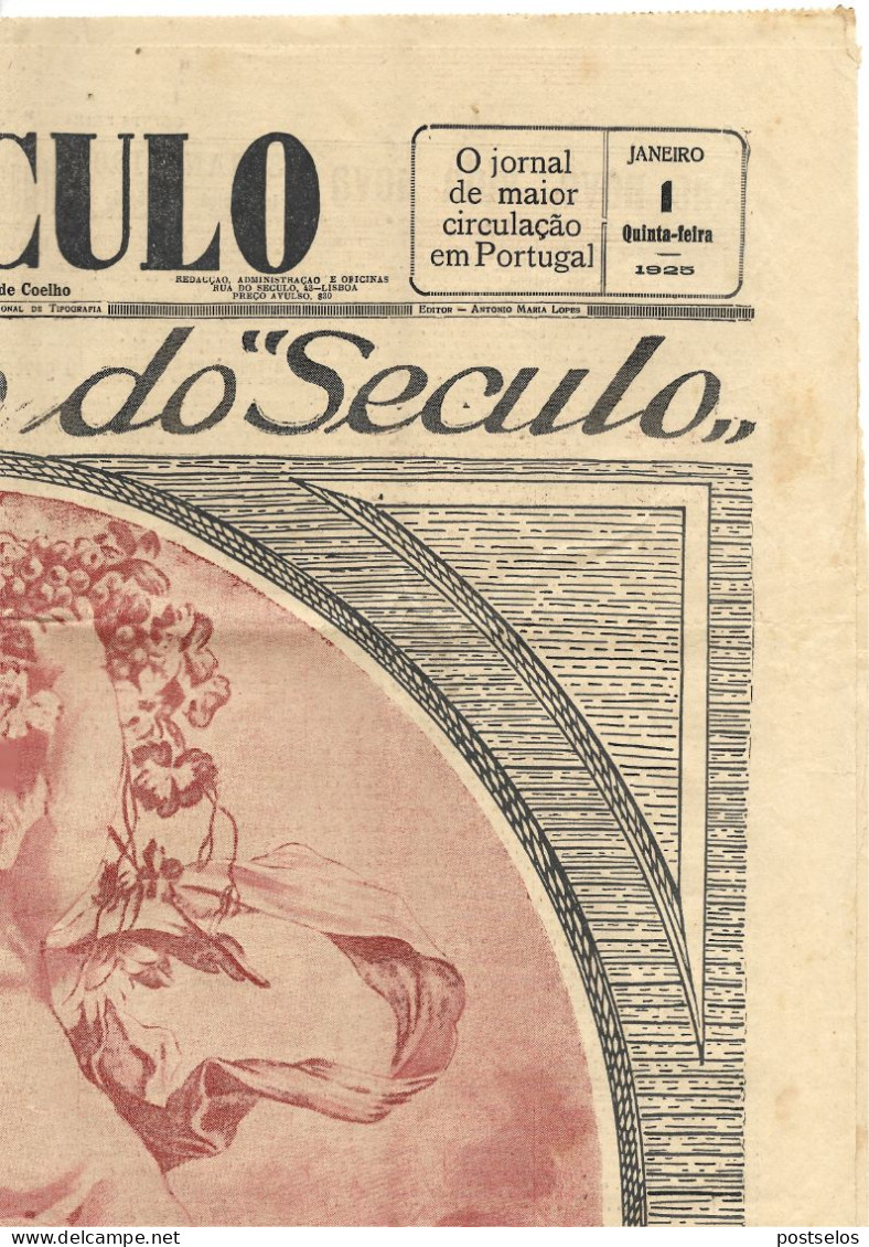 O SECULO Jornal 1925 - Algemene Informatie