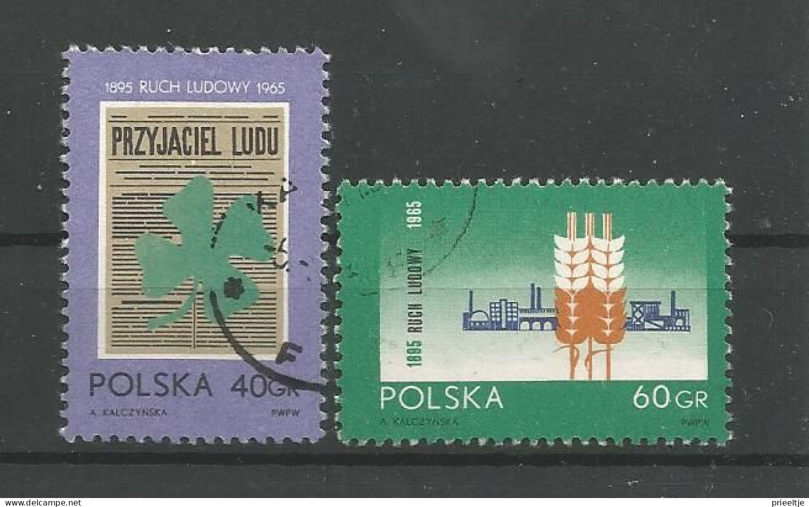 Poland 1965 70 Y. Ruch Ludowy Y.T. 1438/1439 (0) - Used Stamps