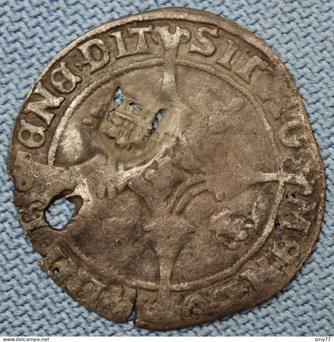 Vlaanderen / Flandre • Gros • 1506-1518 •  ►Rare◄ Countermark / Contremarque Tournai (Tour) • Charles V Quint • [24-540] - Andere & Zonder Classificatie