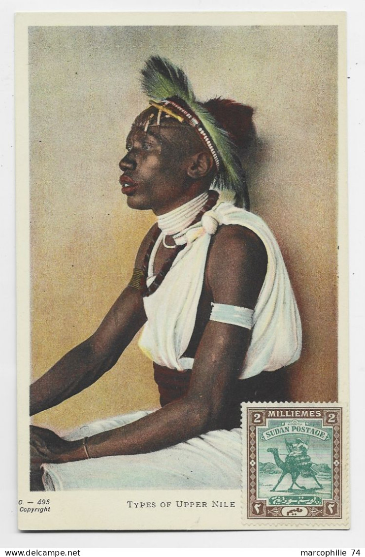 SUDAN CARD TYPES OF UPPER NILE - Soudan (...-1951)