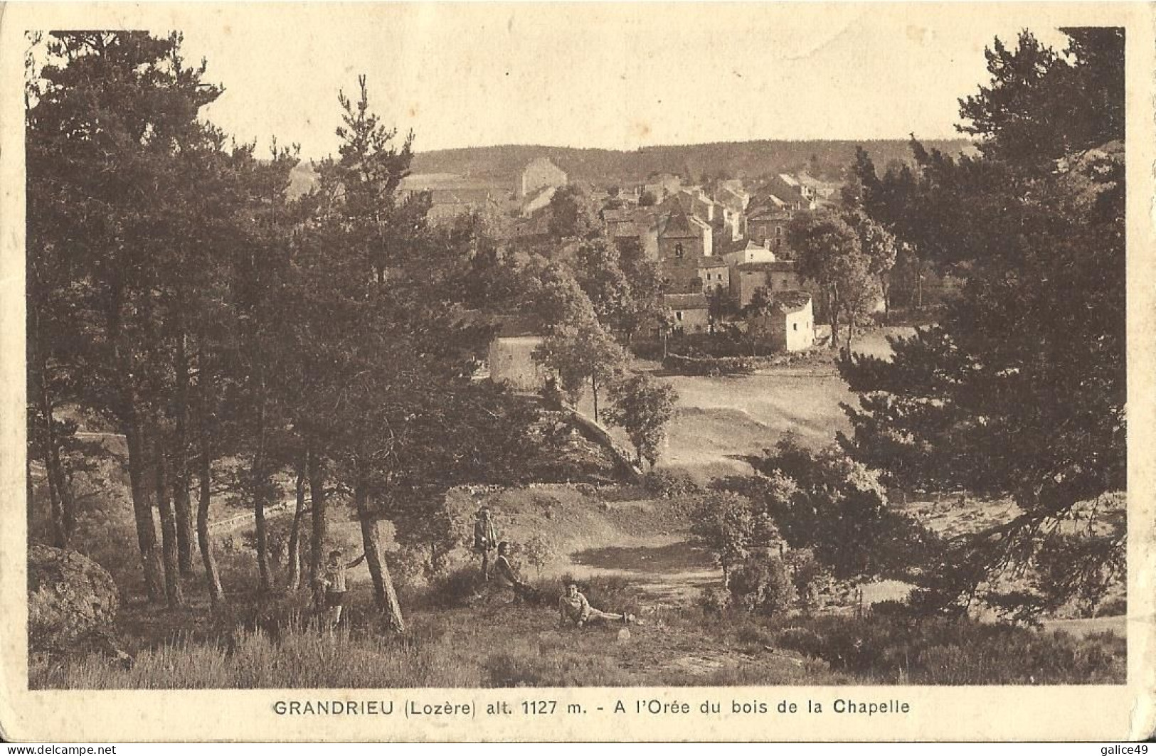 8666 CPA Grandrieu ( Gandrieux ) - A L'Orée Du Bois De La Chapelle - Gandrieux Saint Amans