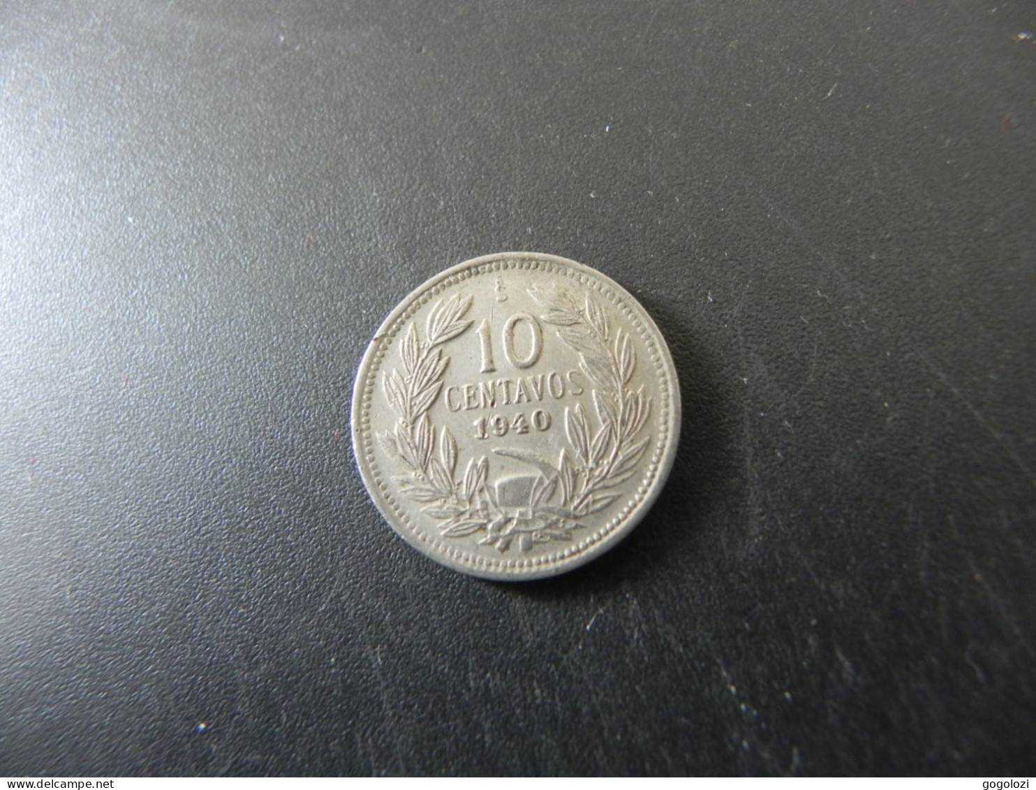 Chile 10 Centavos 1940 - Chili