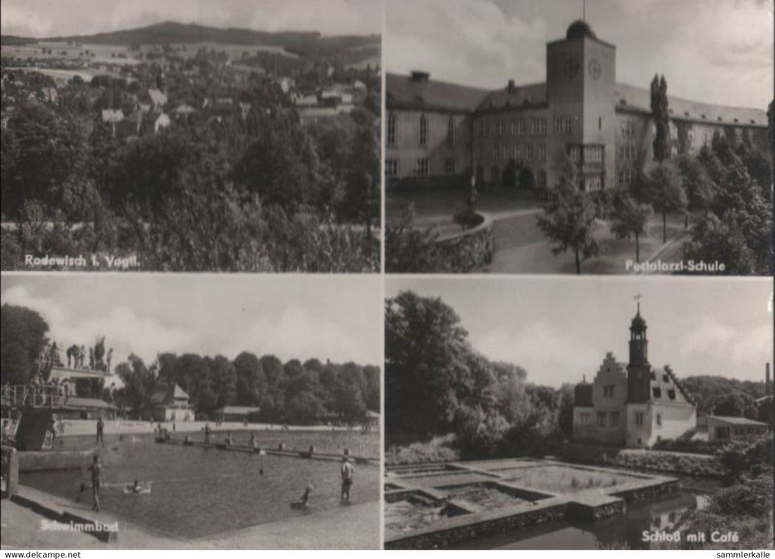 40236 - Rodewisch - U.a. Schloss Mit Cafe - 1969 - Plauen