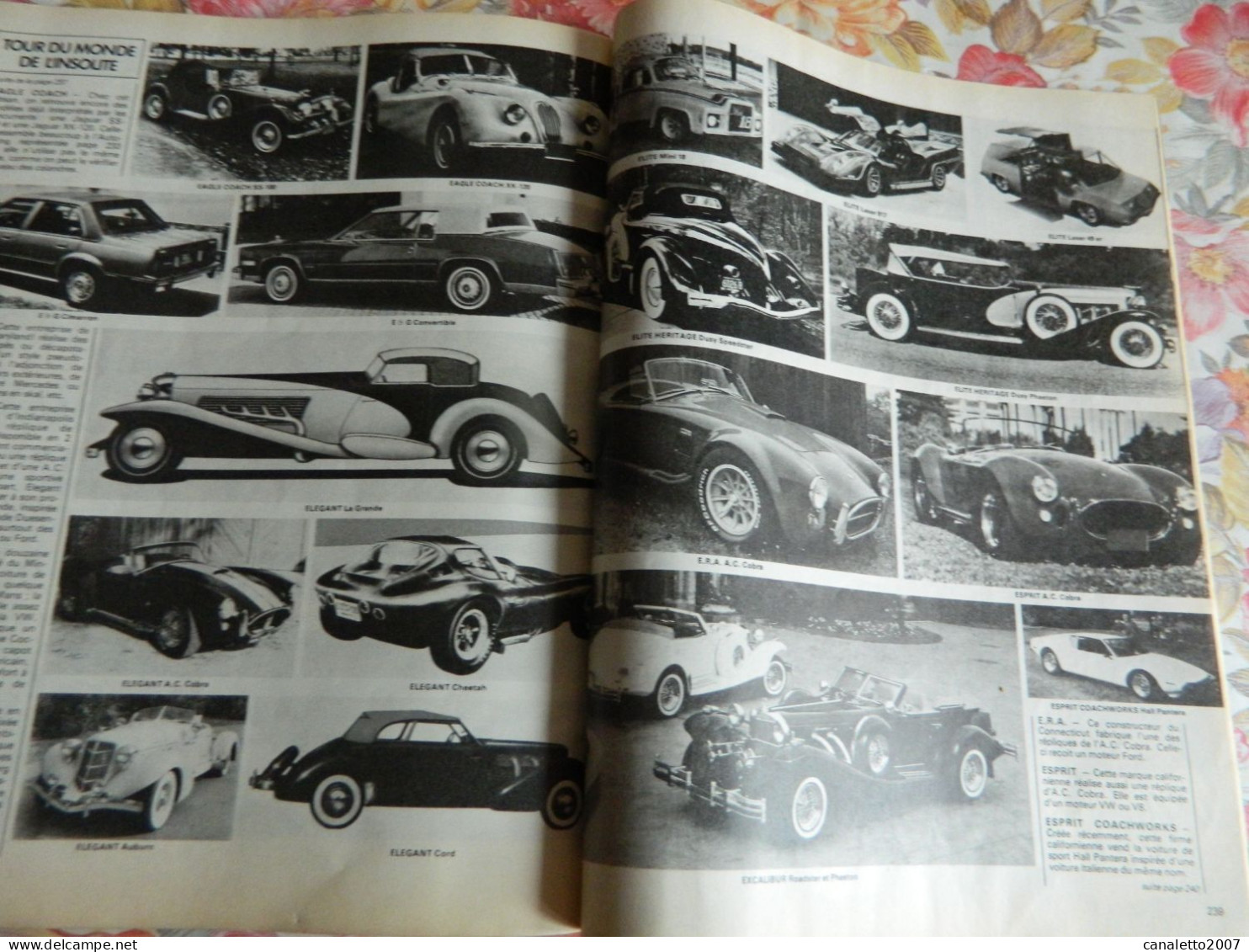 AUTOMOBILE: AUTO JOURNAL SPECIAL SALON DE L'AUTO 1984-2CV CITROËN-RENAULT-PEUGEOT ECT......270 PAGES MAGIQUES ET NOSTALG