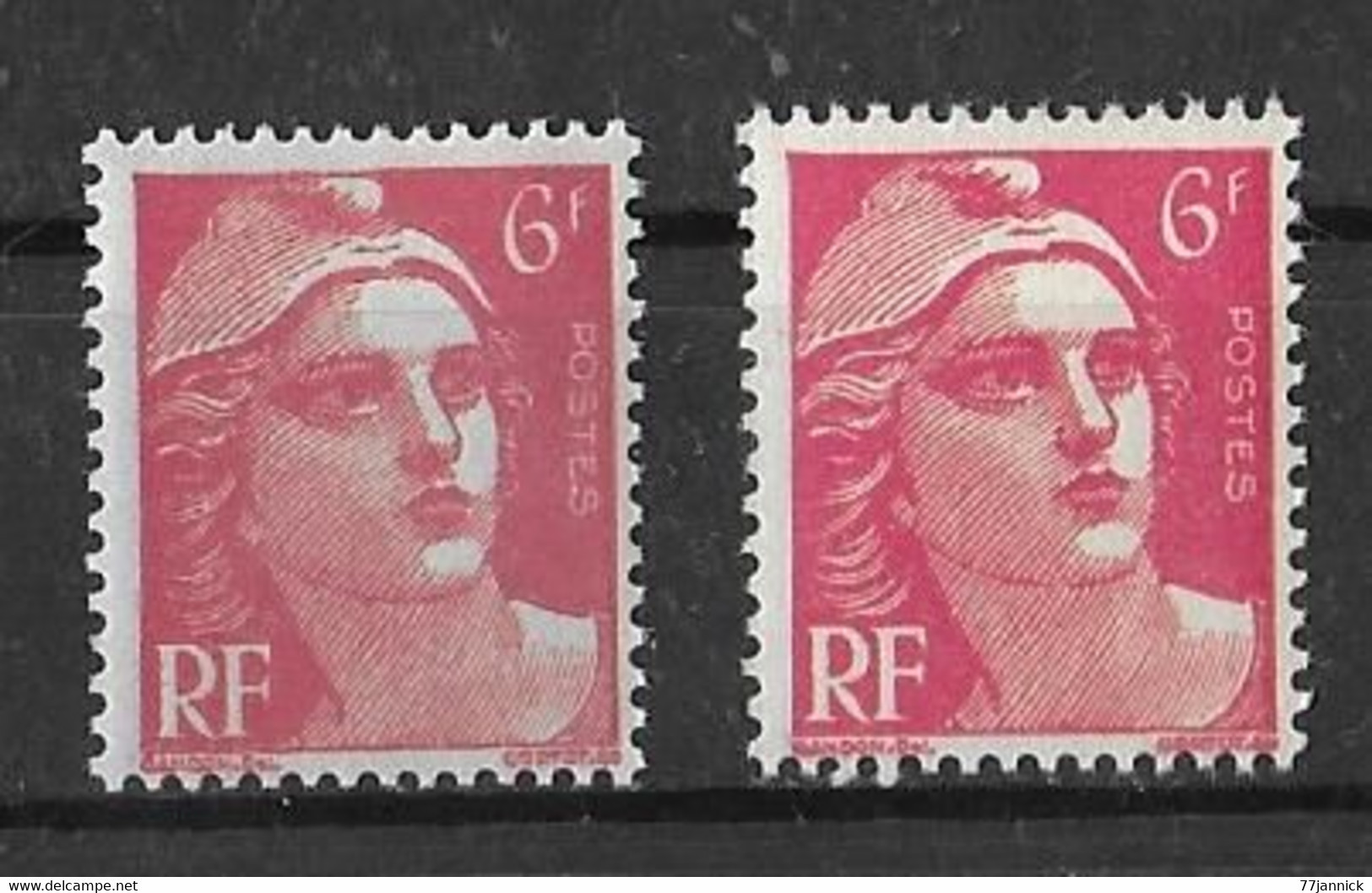 VARIETE DE COULEUR N° 721A ( Clair/ Foncé) NEUF** - Unused Stamps