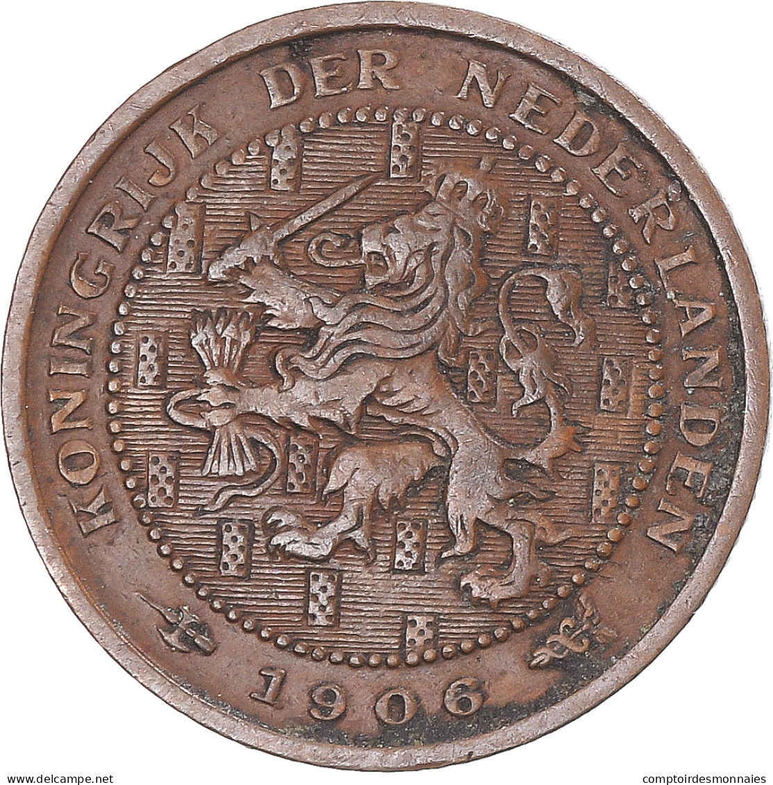 Monnaie, Pays-Bas, 2-1/2 Cent, 1906 - 2.5 Cent