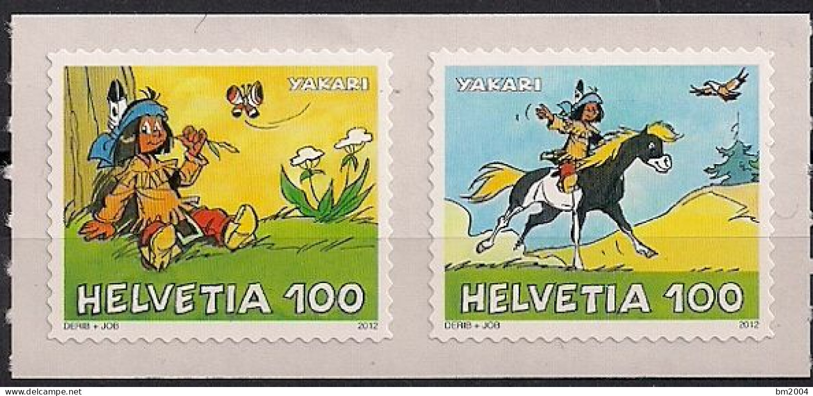 2012 Schweiz   Mi. 2277-8  **MNH  Der Kleine Indianer Yakari - Nuevos