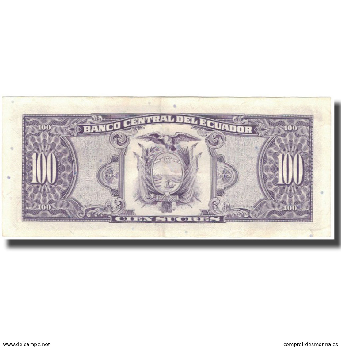 Billet, Équateur, 100 Sucres, 1992-12-04, KM:123Ab, SPL - Equateur