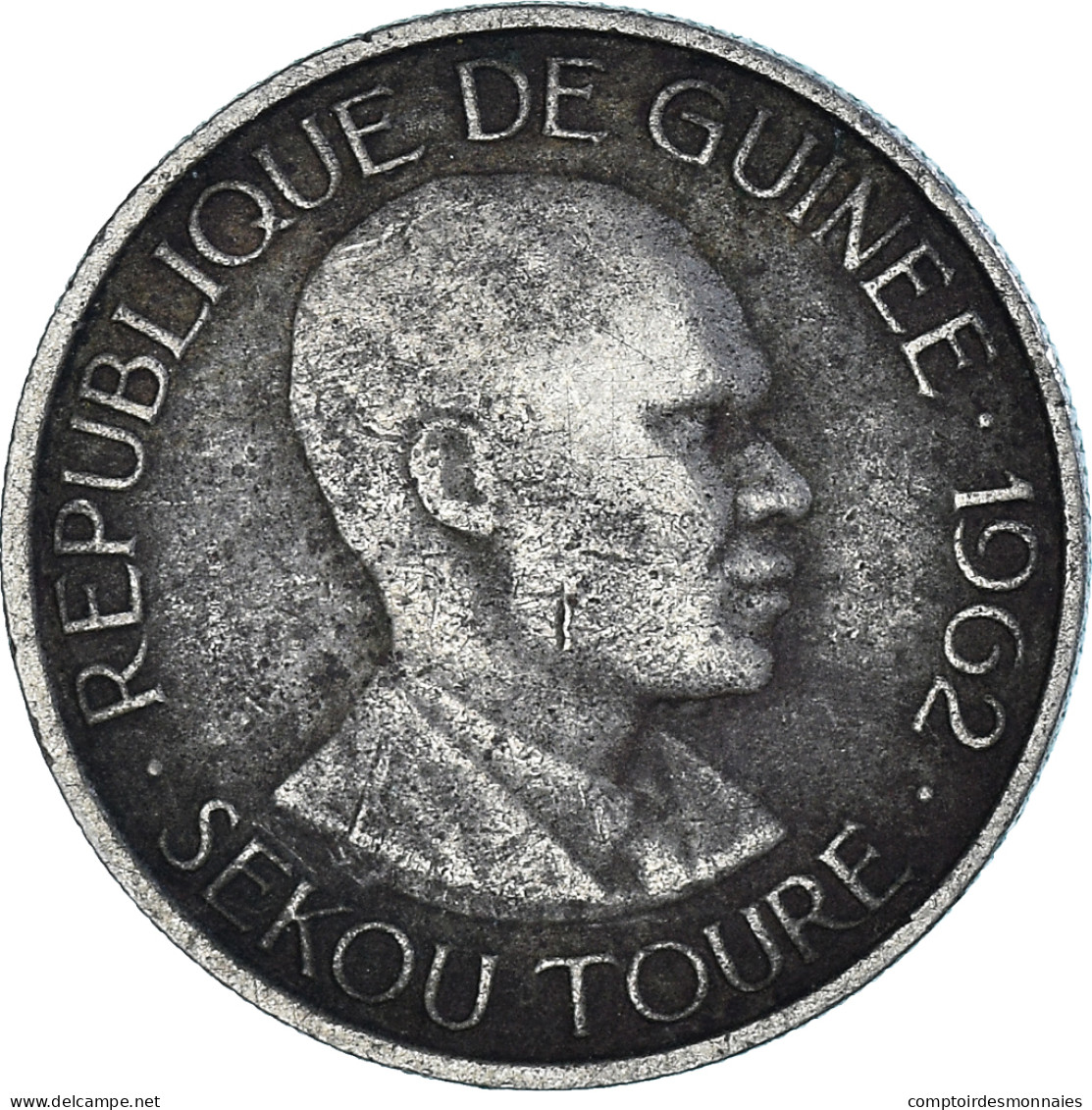 Monnaie, Guinée, 5 Francs, 1962 - Guinea