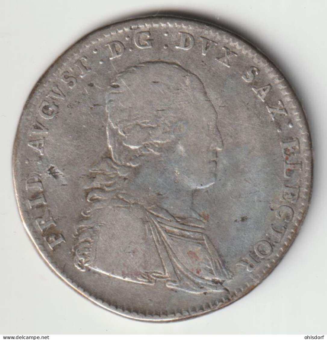 SACHSEN 1791 IEC: 1/3 Taler, Silver, KM 1024 - Taler Et Doppeltaler