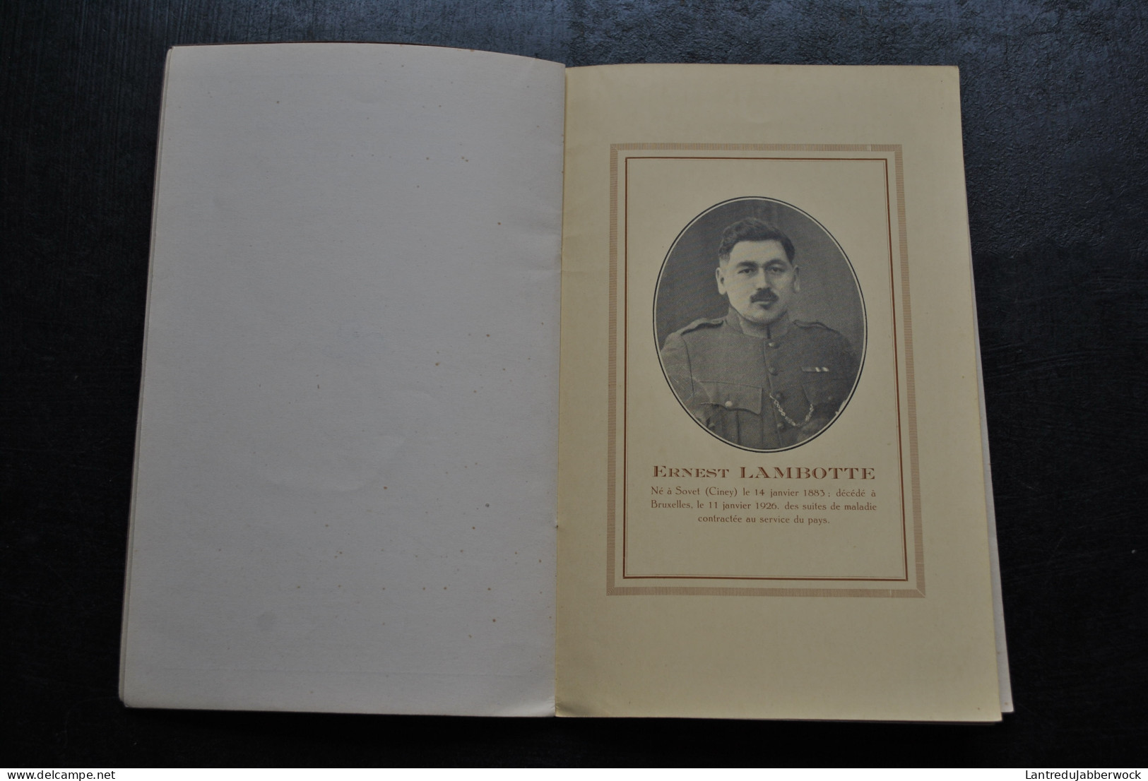 Oscar LACROIX Nos Poètes Wallons Morts Pour La Patrie Dédicace à Mr Rivière Lieutenant 13è Régiment De Ligne WW1 14 18 - Guerre 1914-18