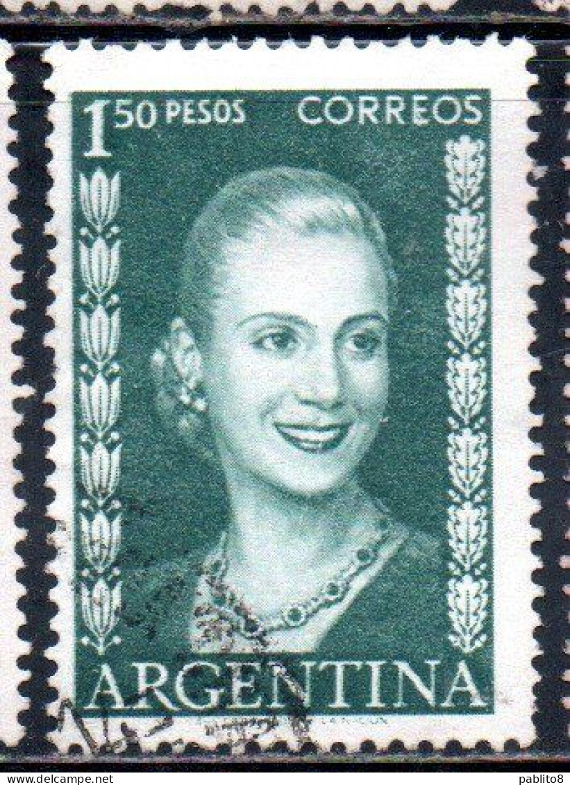 ARGENTINA 1952 EVA PERON 1.50p USED USADO OBLITERE' - Gebraucht