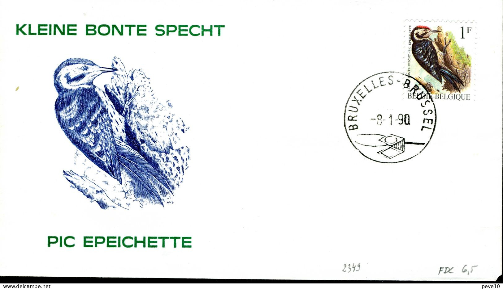 Belgique  Buzin  N° 2349  Sur Lettre Genre FDC - Brieven En Documenten