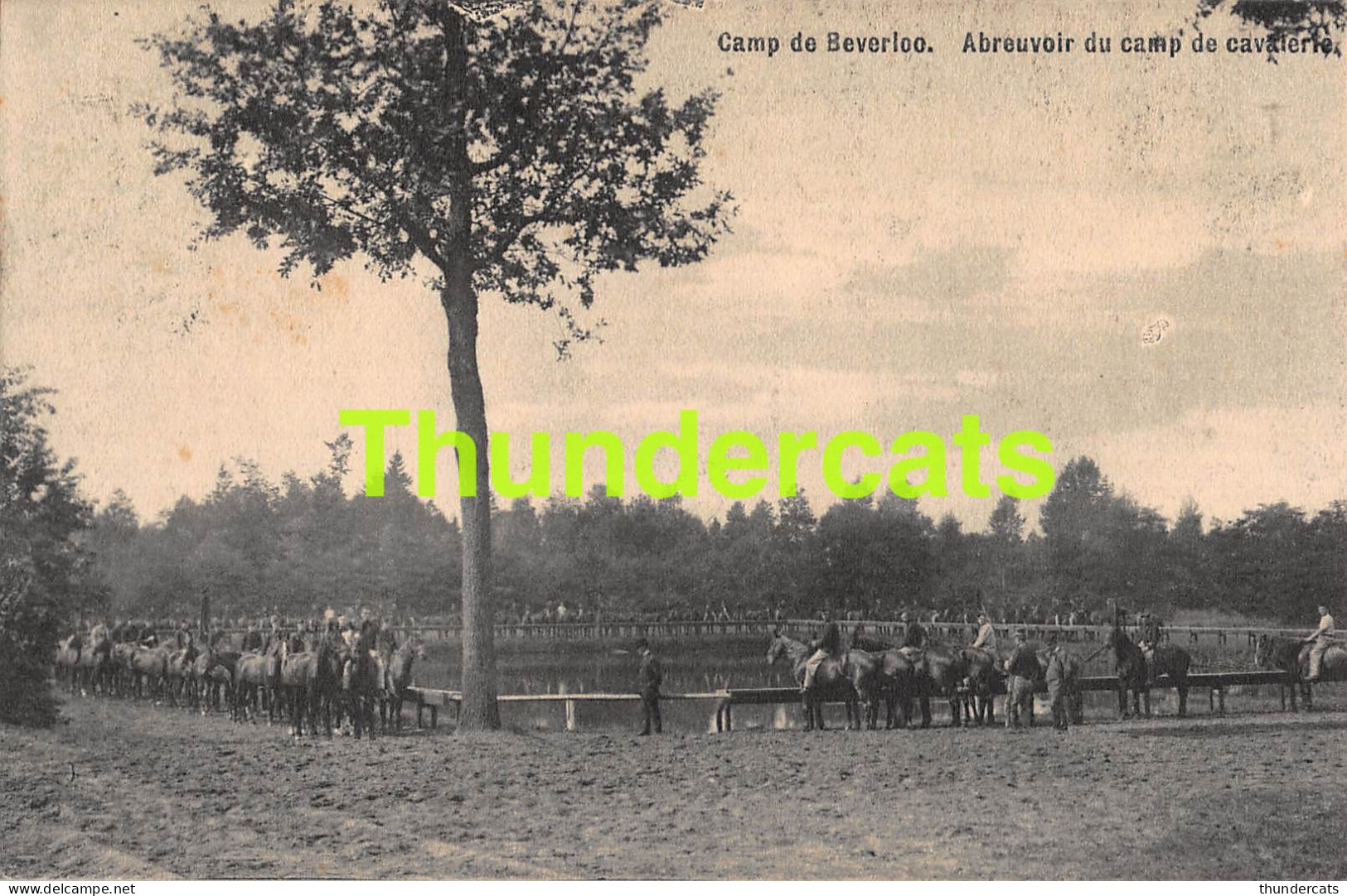 CPA CAMP DE BEVERLOO ABREUVOIR DU CAMP DE CAVALERIE  - Leopoldsburg (Camp De Beverloo)