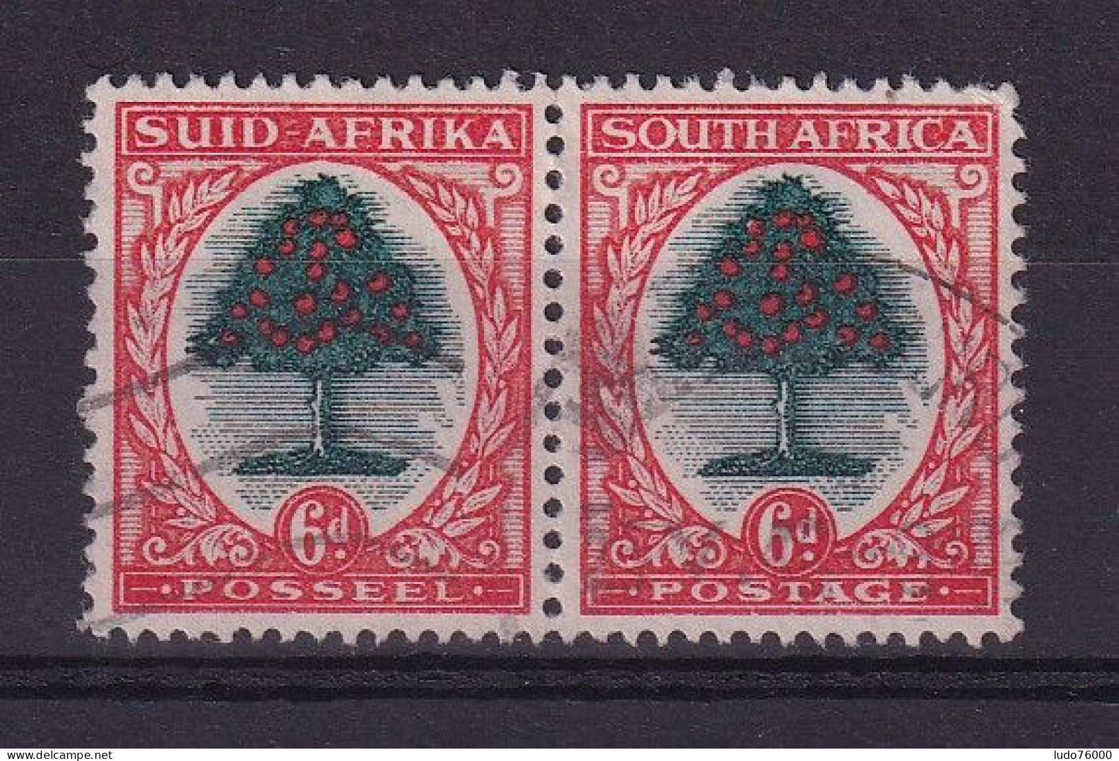 D 783 / AFRIQUE DU SUD / N° 89/91 PAIRE  TYPE III - Gebraucht