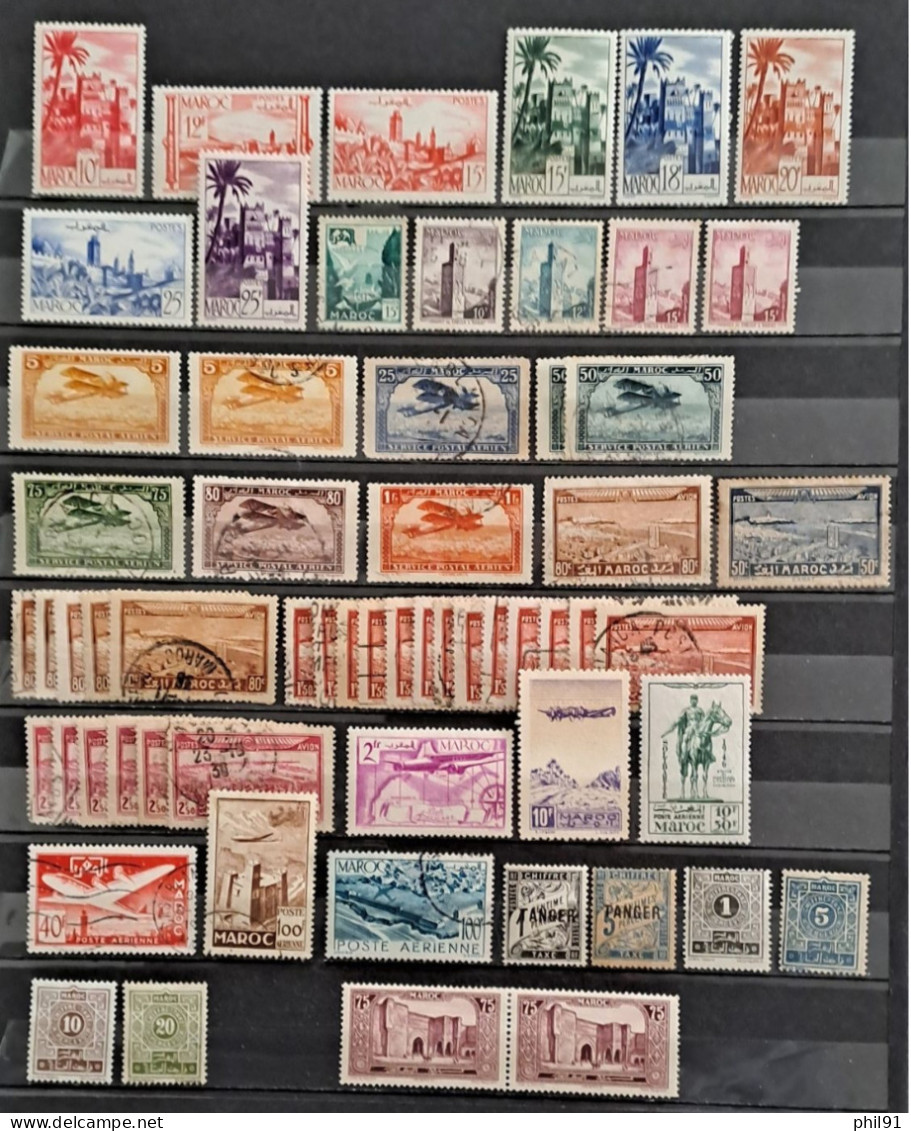 MAROC    Lot De Timbres Oblitérés Et Neufs - Andere & Zonder Classificatie