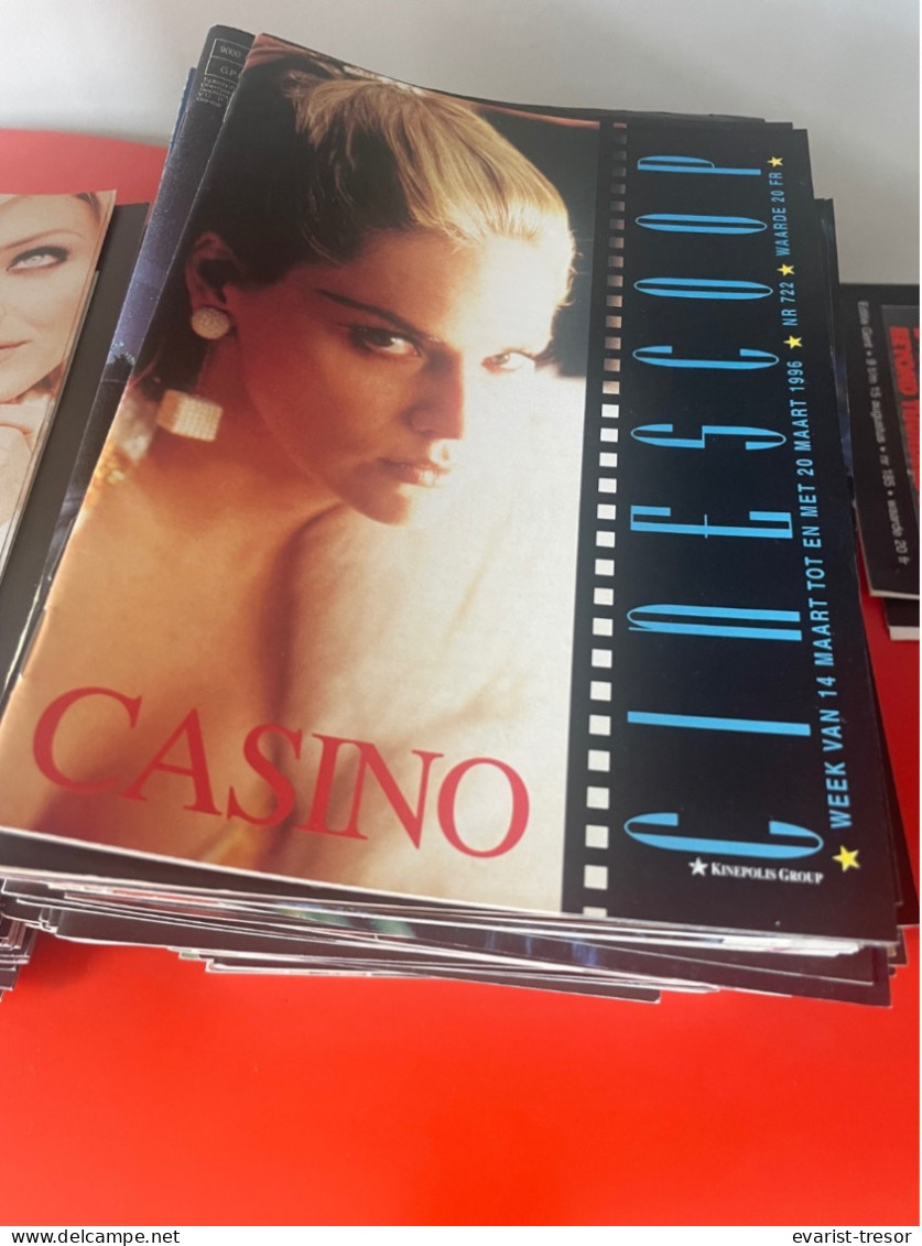 210 Magazines Gentse Bioscoop Cinema Film Cinescoop 1985-1999 Gent Publiciteit - Sonstige Formate