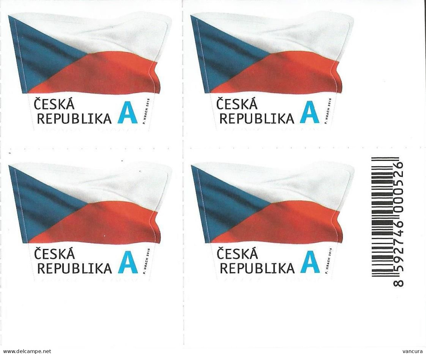 867 Czech Republic Flag 2015 - Nuovi