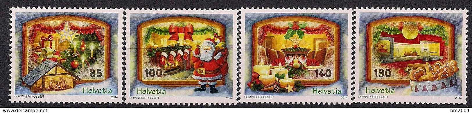 2014 Schweiz   Mi. 2366-9  **MNH   Weihnachten. - Nuevos