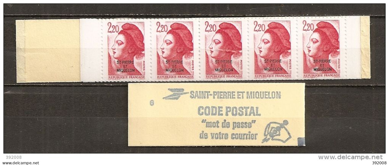 1986 - N° C 464**MNH - Liberté De Gandon - Carnet Fermé - Booklets