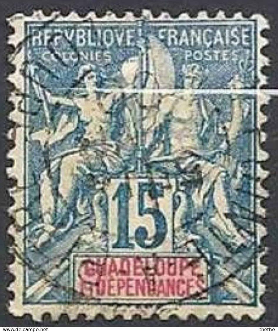 GUADELOUPE - Type Groupe - Used Stamps