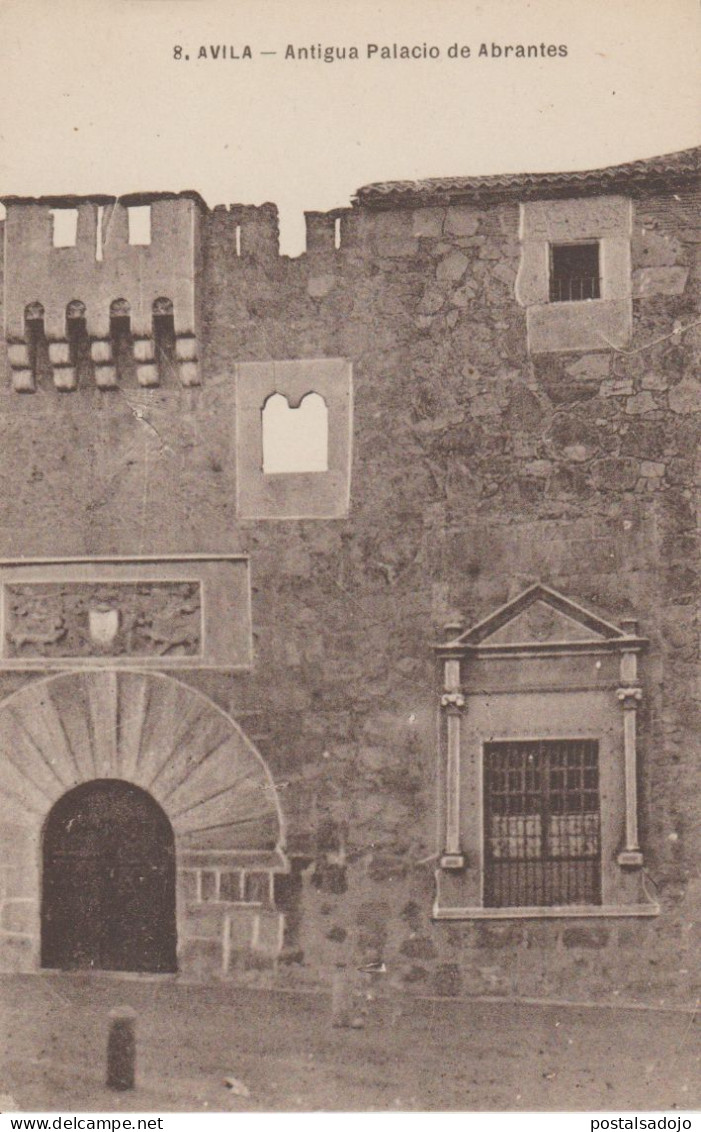 (CPA553) AVILA . ANTIGUO PALACIO DE ABRANTES ... UNUSED - Ávila