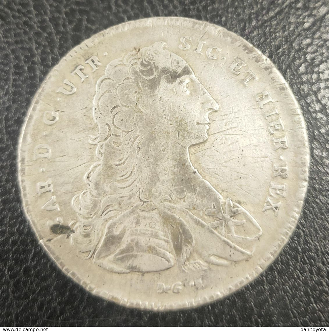 ESPAÑA. AÑO 1753. CARLOS III. 120 GRANA PLATA. PESO 24,9 GR.  REF A/F - Monnaies Provinciales