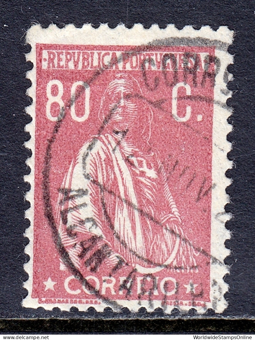 Portugal - Scott #298A - Used - P12 X 11½, Ordinary Paper - See Desc.- SCV $9.50 - Oblitérés