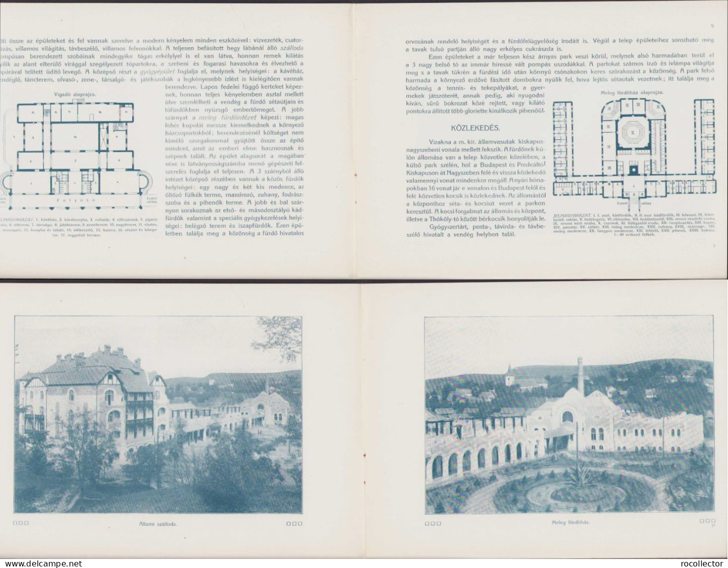 Vizakna állami Sósgyógyfürdö (pre-1918) 413SP - Old Books