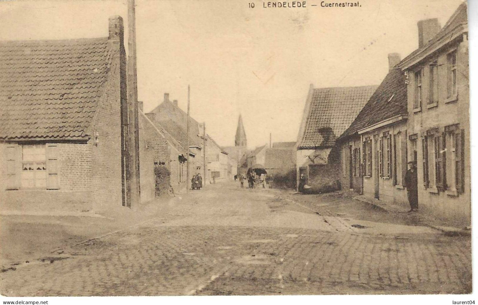 LENDELEDE. CURNESTRAAT. BELLE ANIMATION. ATTELAGE. - Lendelede